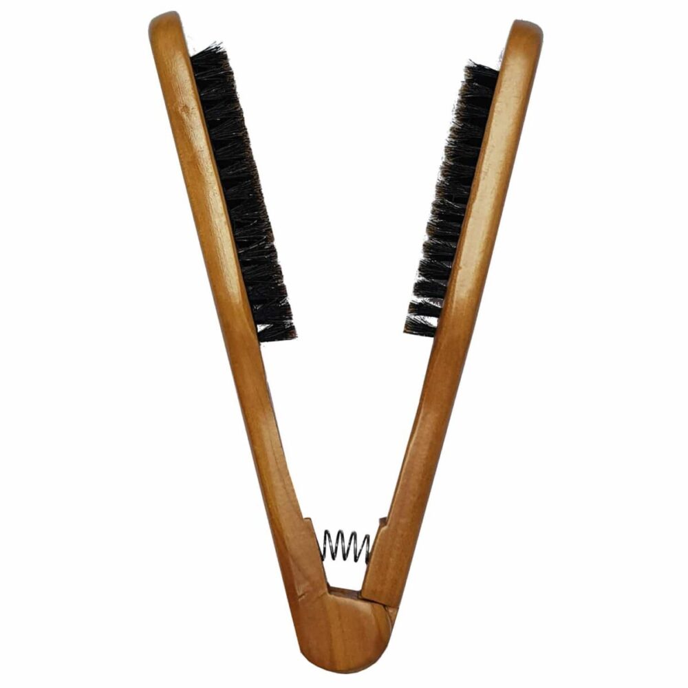 brosse lissante en poils de sanglier baan flora