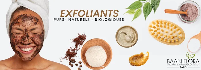 exfoliants naturels baan flora