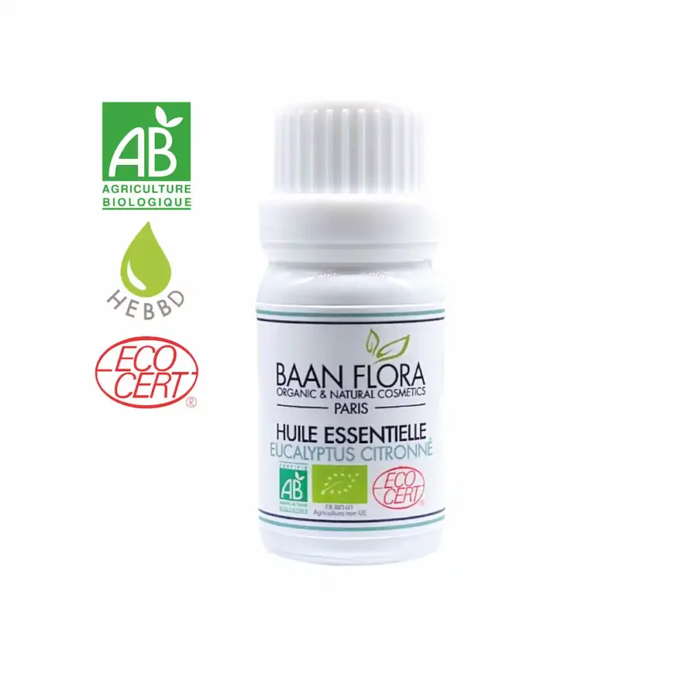 huile essentielle eucalyptus citronne bio baan flora