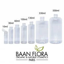 bouteille plastique pet transparente baan flora