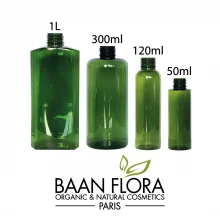 bouteille plastique pet verte baan flora