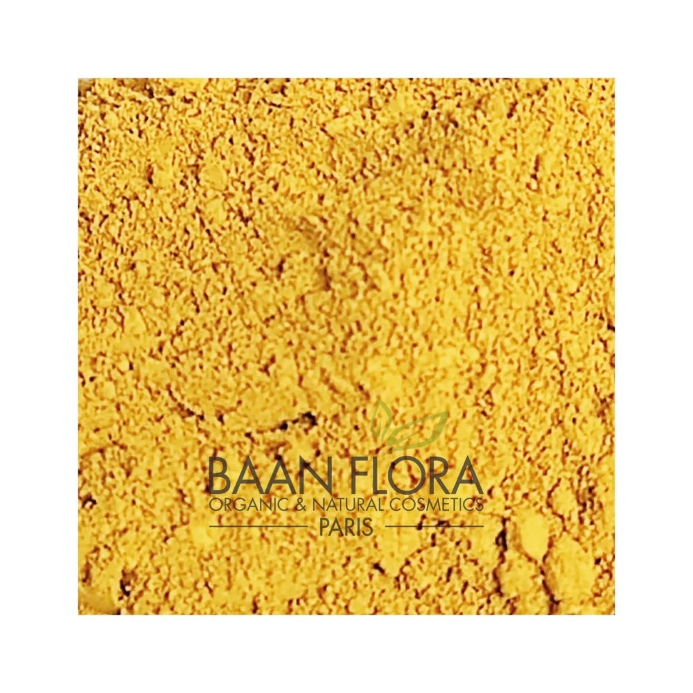 colorant oxyde minéral jaune baan flora