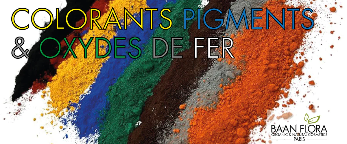 catégorie colorants pigments oxydes pour cosmétiques baan flora