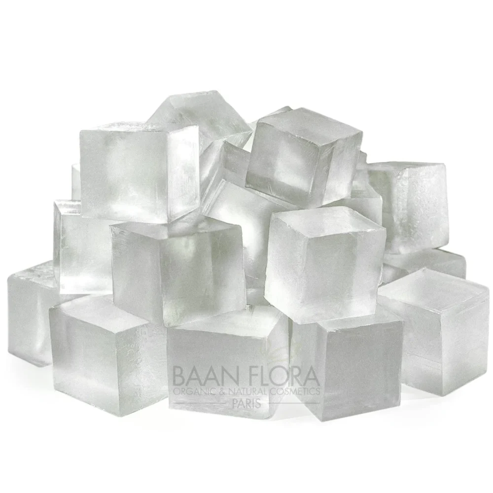 Base savon transparente Melt & Pour baan flora